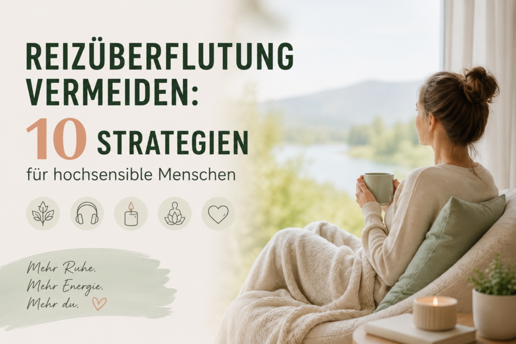 Frau mit geschlossenen Augen in ruhiger Umgebung — Reizüberflutung vermeiden HSP
